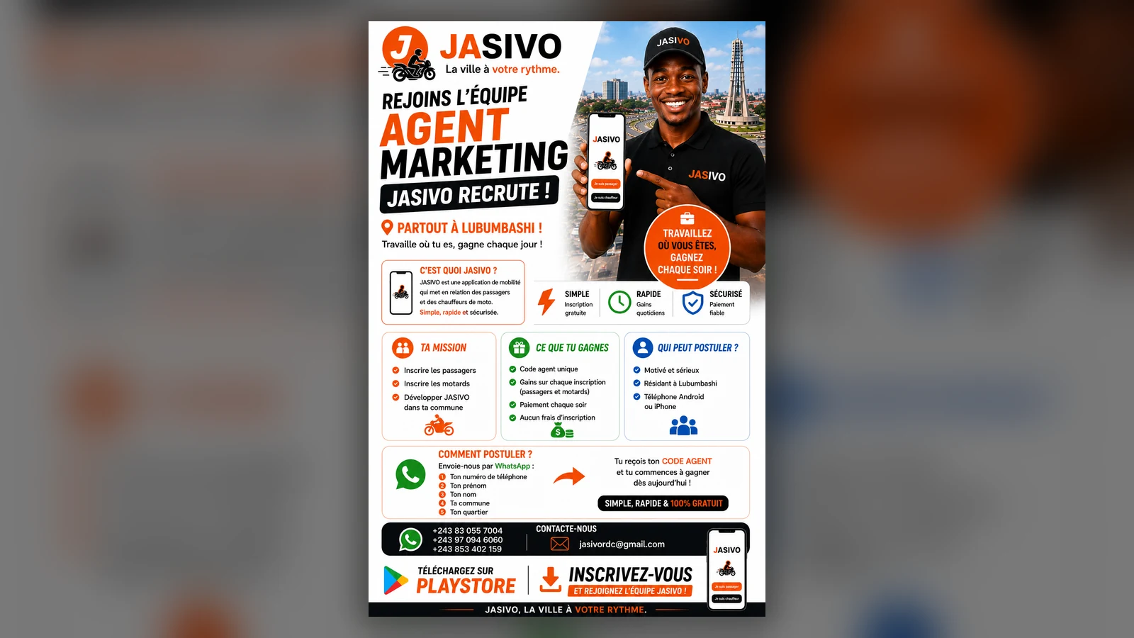 Recrutement Agent Marketing