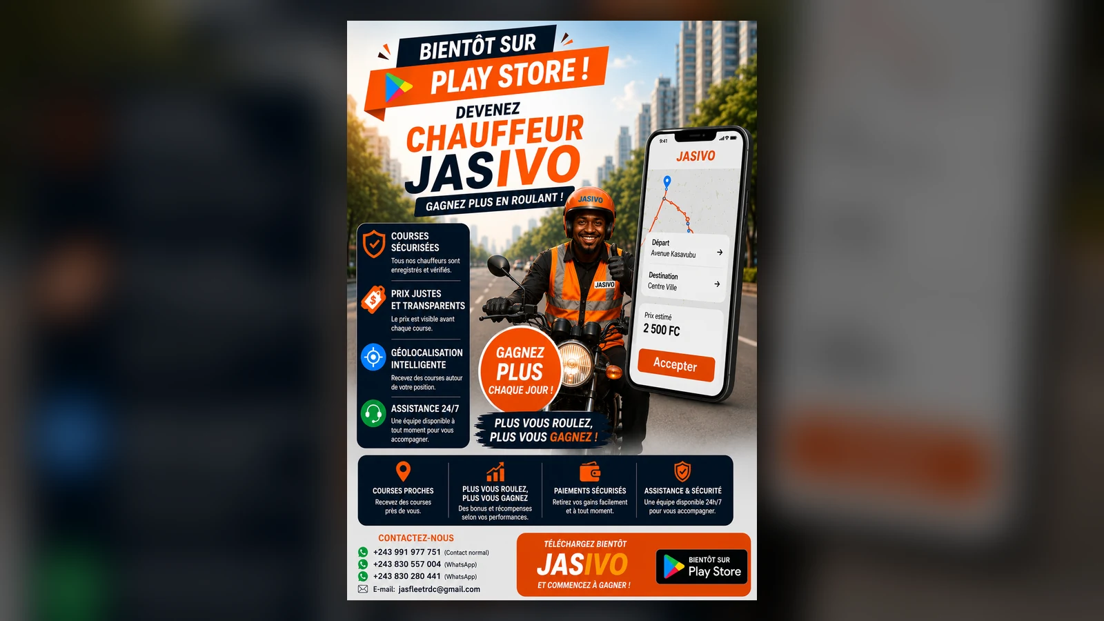 Campagne Chauffeurs JASIVO